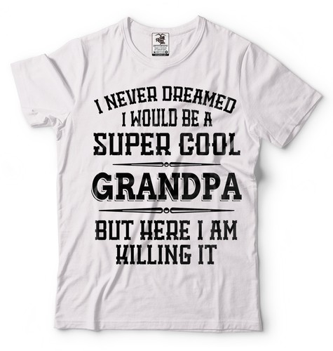 Gift For Grandpa Grandfather T-shirt Super Cool Grandpa Tshirt Grandfather Gifts - 第 2/4 張圖片