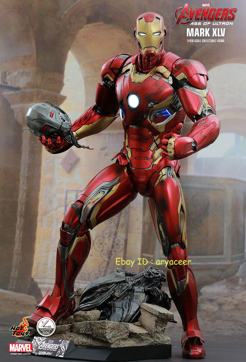 Hot Toys QS006 Age of Ultron Mark XLV 1/4 Special Ver Figure Model