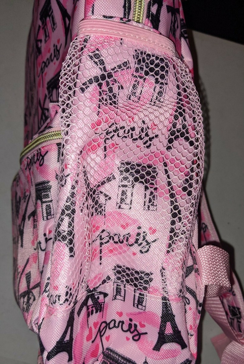Under One Sky Pink France Paris Backpack!! Nwt!! | eBay display picture 3