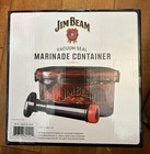 NEW Jim Beam Vacuum Seal Quick Marinade Container With Air Sealer Barbecue NIB