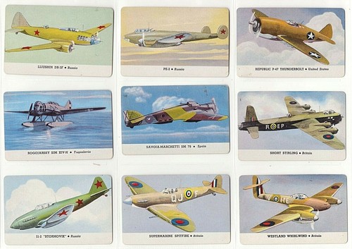 1940s Leaf Card-O Aeroplanes Series D (27 Cards) + Supermarine Spitfire Series B - Picture 7 of 8