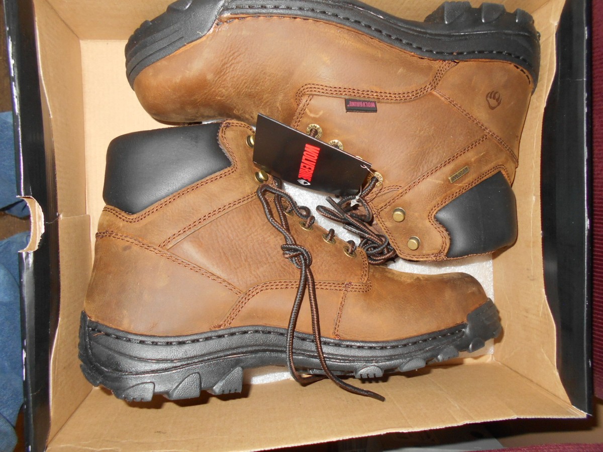 Wolverine Durbin Brown Leather Waterproof Steel Toe Work Boot W05483 Mens 11.5 Wolverine Men main image 3