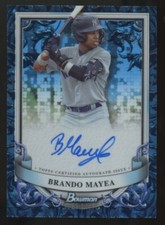 2024 Bowman Sterling Brando Mayea Blue Scintillate Auto /25 #PA-BMY