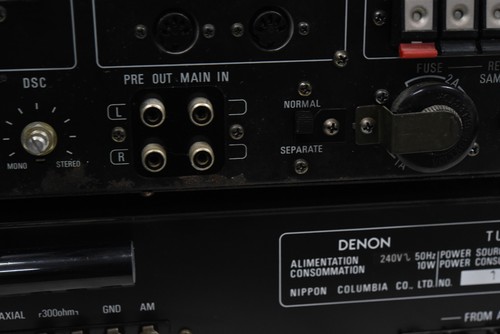 Denon PMA-500 Stereo Integrated Amplifier & TU-501 Stereo Tuner - Vintage Japan - Picture 23 of 24