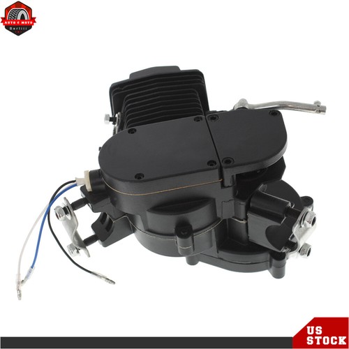 Black 80cc 2 Stroke Motorized Motorised Bicycle Bike Cycle Gas Engine Motor - Bild 6 von 8