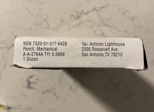 ABILITY ONE 7520-01-317-6428 Pencil Burgendy, ***11 Pack*** - Picture 4 of 5