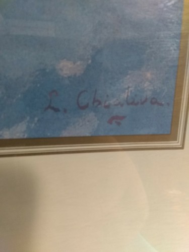 LUIGI CHIALIVA "Guardando el Rebaño" IMPRESIÓN FIRMADA MATE Y ENMARCADA 21"x 18" - Imagen 6 de 12