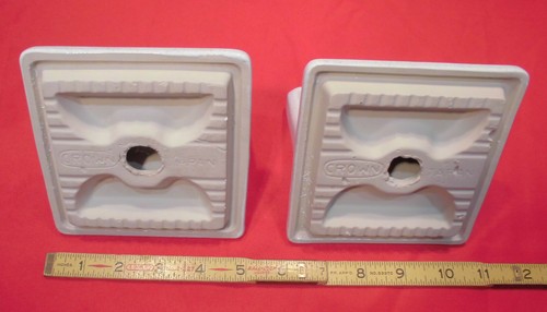 Gloss White + lots tiny gold specks; Ceramic Soap Dish & Cup Holder; 2 pc. Set - Picture 4 of 12