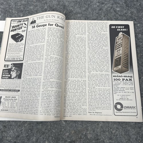 Vintage Magazine Fur-Fish-Game - March 1971 - Foto 6 di 9