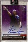 2019 TOPPS NOW NOLAN RYAN AUTO ON PURPLE CARD 25 YEARS RANGERS 06/25