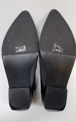Un United Nude Women's Ankle Bootie Leather Pointy Toe Flat Size 37 Black - Picture 6 of 6