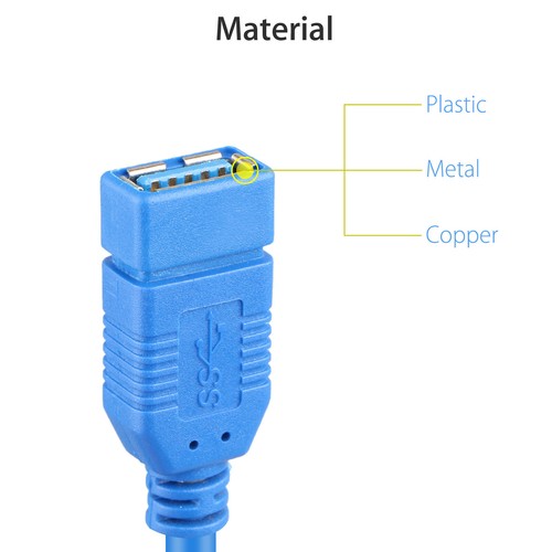 USB 3.0 Extension Extender Cable Cord M/F Standard Type A Male to Female 10Feet - Picture 4 of 5