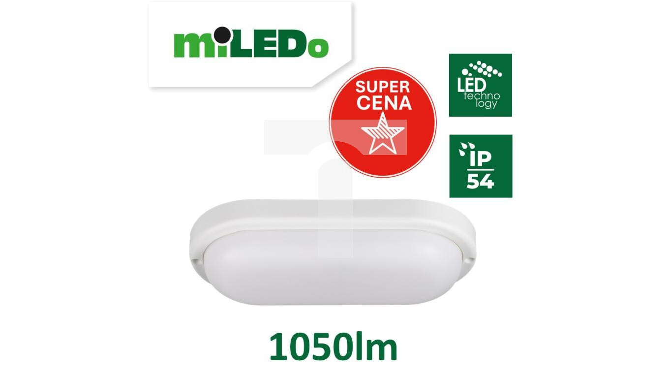 Channel fixture TOLU C LED 12W-NW-W 1050lm 4000K neutral color class II 2 /T2UK