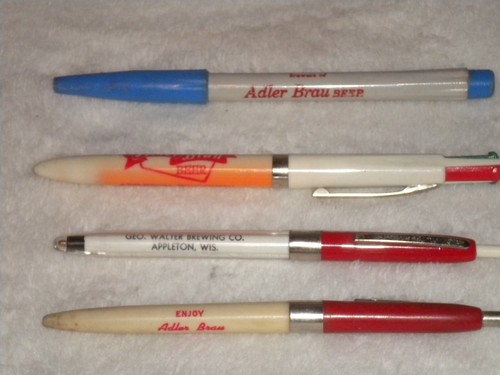 George Walter Adler Brau Brewing Pen Lot Appleton Wi - Picture 4 of 4