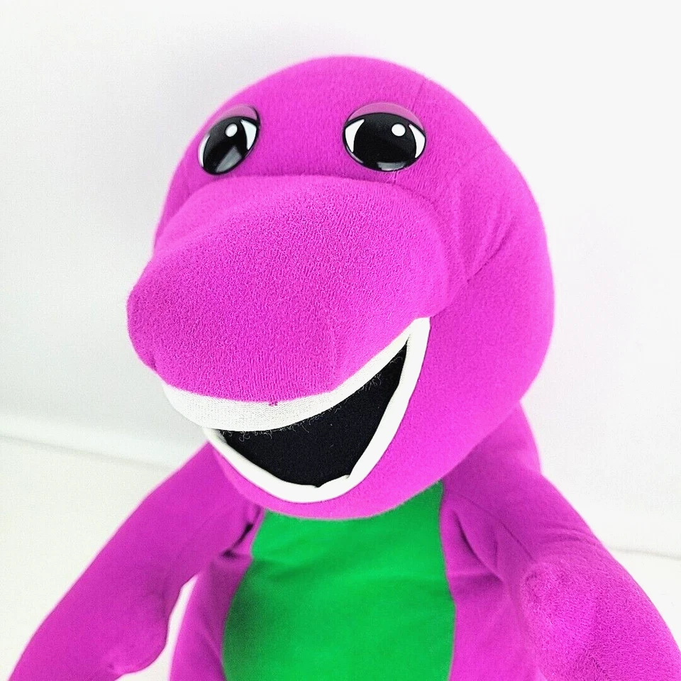 De colección 1992 Playskool Talking Barney 18" Peluche Dinosaurio Lyons Group Hasbro A2 Foto 2 de 4