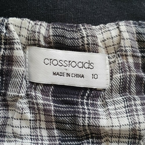 Crossroads Women's Size 10 Black & White 3/4 Sleeve Short Jacket AC09 - Picture 6 of 6
