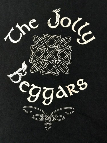 Grafik-T-Shirt für Herren ""The Jolly Beggars"" Top grün Größe Large - Bild 2 von 8