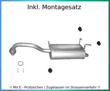 Endschalldämpfer für Nissan Primera P12 1.8 85KW Stufenheck Auspuff Montagesatz