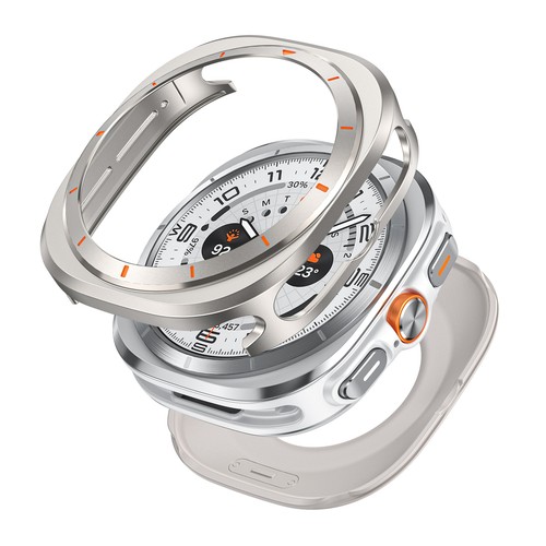 Funda Protectora Para Samsung Galaxy Watch Ultra 47mm Aluminio + PC Resistente Parachoques - Imagen 3 de 17