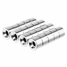 3/8 x 1/4 Inch Neodymium Rare Earth Countersunk Ring Magnets N52 (20 Pack)