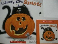 Scaredy-Cat, Splat! Book & Audio CD - Paperback By Rob Scotton - GOOD
