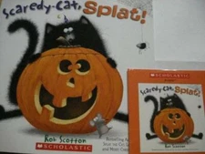 Scaredy-Cat, Splat! Book & Audio CD - Paperback By Rob Scotton - GOOD