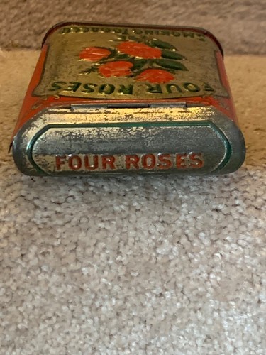 Lata de tabaco con bisagras Four Roses - Imagen 5 de 6
