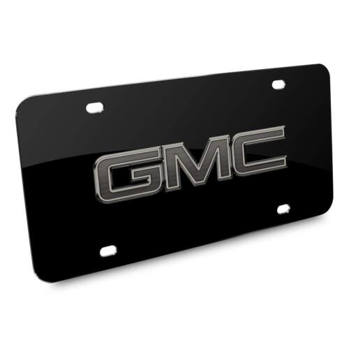 GMC Matt-Look Laser Etched Black Acrylic License Plate Yukon Acadia Sierra 1500 - Bild 2 von 5
