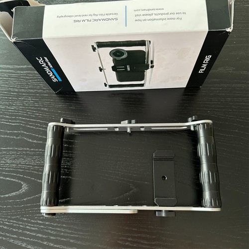 Sandmark Film Rig Video Camera Cage Stabilizer Rig for iPhone & GoPro - Picture 3 of 4