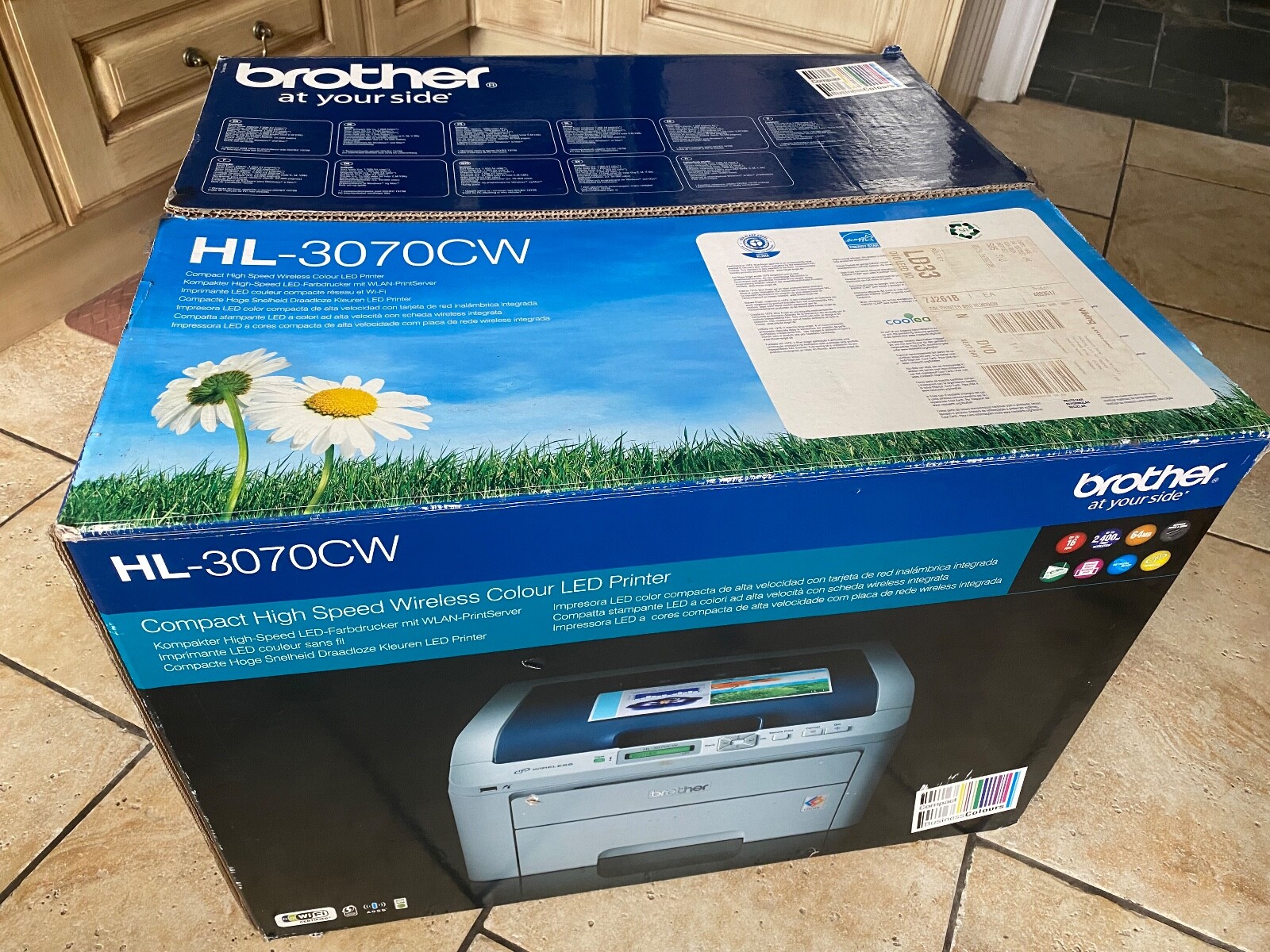 Brother HL3070CW A4 Colour Laser Printer with Toners (see notes) eBay