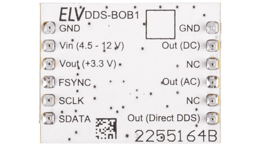 ELV Bausatz Mini-DDS-Signalgenerator, DDS-Breakout-Board DDS-BOB1