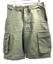 Boy Scouts of America Uniform Switchback Green Cargo Shorts Size Youth 8