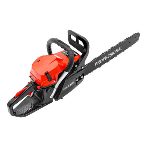 58CC Gasoline Powered Chain Saw 20" Gas Chainsaw Garden Trimming Wood Cutter Saw - Picture 9 of 16