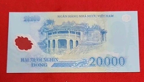 VIETNAM Polymer Plastic Banknote 2 X 20000 Dong UNC ISSUED 2021 - Picture 4 of 7