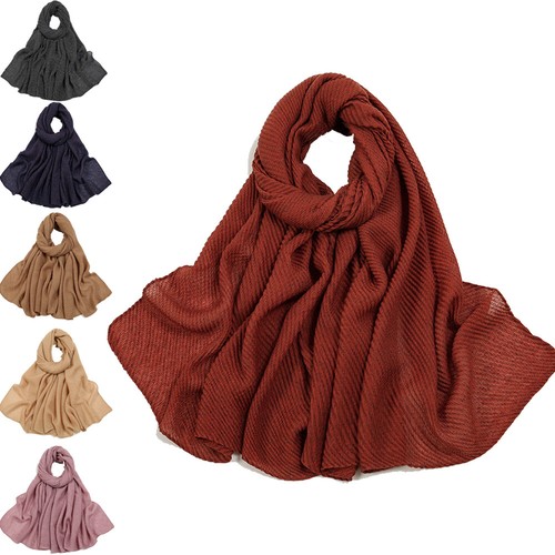 Fashion Women Long Scarf Head Cover Wrap Islamic Shawls Headscarf Muslim Stoles