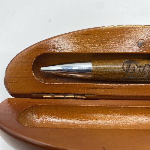 NFL NEW ENGLAND PATRIOTS INK PEN W/WOOD STORAGE CASE `EXCELLENT` FAST SHIPPING!! - Picture 12 of 12