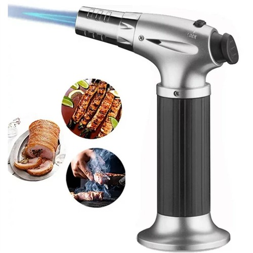 Refillable Butane Torch Lighter Adjustable Flame Cigars Cooking Welding Lighter
