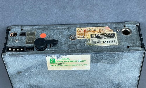 1981-1985 MERCEDES BENZ BECKER GRAND PRIX STEREO CASSETTE 612 UNTESTED OEM - Picture 24 of 24