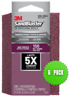 3M 9562 Sandblaster Bare Surfaces Dual Angle Sanding Sponge 150 Grit - 6 PACK
