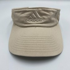 Adidas Adjustable Visor Hat Cap Beige