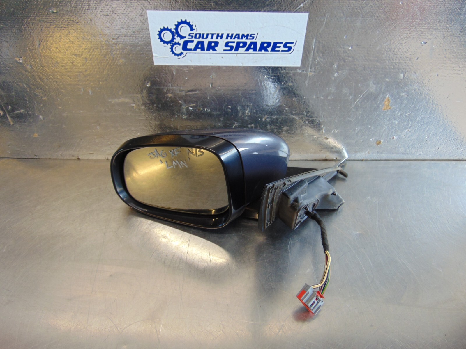Jaguar XF Wing Mirror 0711 Passenger Left electric 8 pin LMN Pearl Grey eBay