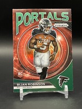 2023 Panini Prizm Portals #PO-8 Bijan Robinson - Green RC