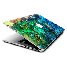 Skin Decals Wrap for MacBook Pro Retina 13" - stab wood oil paint