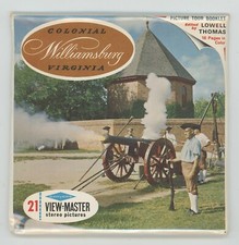 Colonial Williamsburg Virginia 1960's View-Master Packet A-813 Sealed Mint New