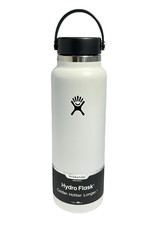 Hydro Flask Wide Mouth w/ Flex Cap 1.18L/40oz (WHITE) NEW