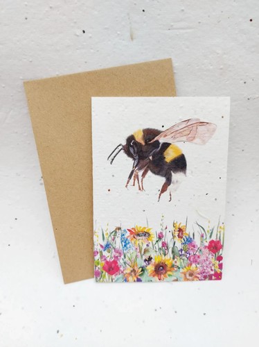 Plantable wildflower seed Cards * Eco Friendly cards * Pack of 5 * Grow me card - Picture 6 of 6