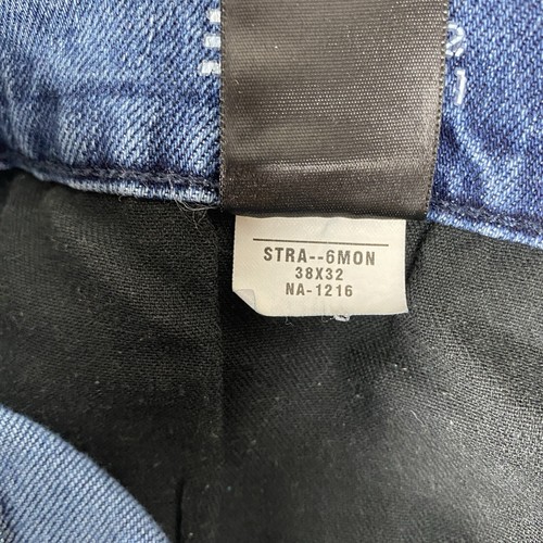 Mott & Bow Jeans Mens Straight 38x32 Blue Denim Pants Act 38x31 Casual Preppy - Picture 15 of 15