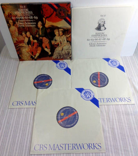Haydn ~ L'Estro Armonico Solomons 3 LP Set Vinyl Vol 11 Symphonies Sturm Drang - Picture 3 of 5
