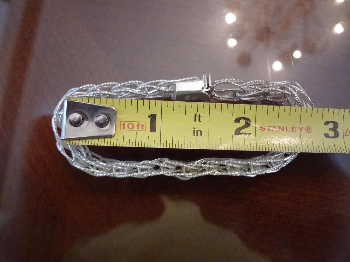 VINTAGE STERLING SILVER BRACELET--RBZ--925-- | eBay