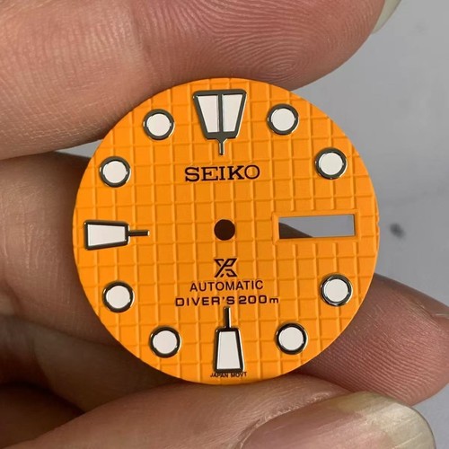 Nueva placa de esfera de reloj verde luminosa 28,5 mm para movimiento NH35 NH36 4R36 7S26 - Imagen 2 de 3